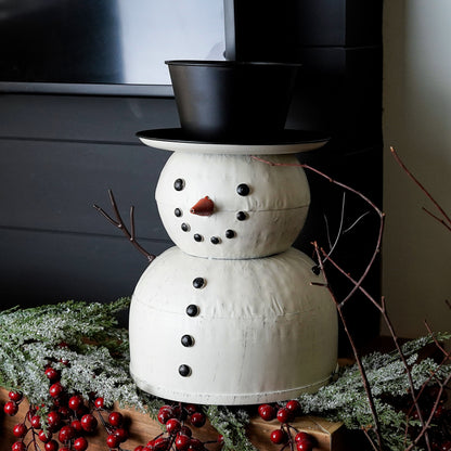 Frosty Tin Snowman