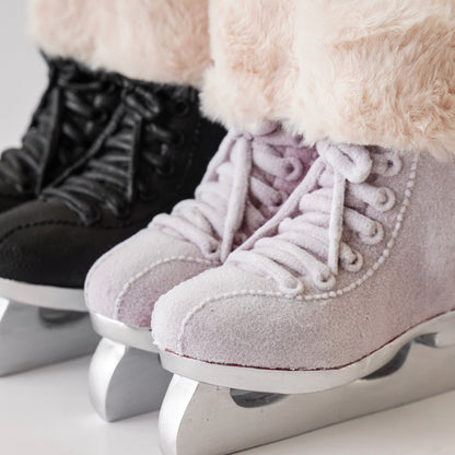 Fuzzy Pink Ice Skates
