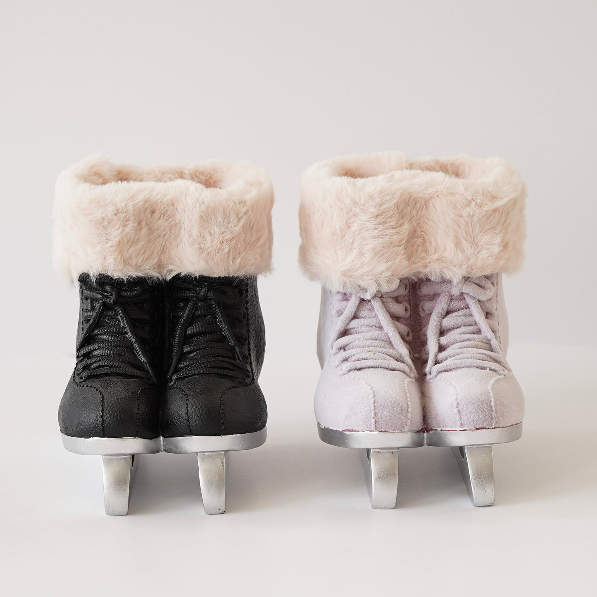 Fuzzy Pink Ice Skates