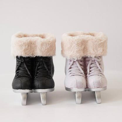 Fuzzy Pink Ice Skates