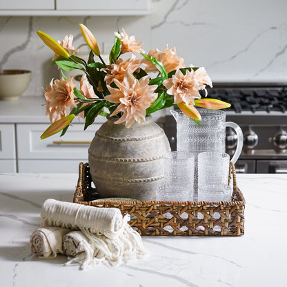 Antique Taupe Terra Cotta Vase